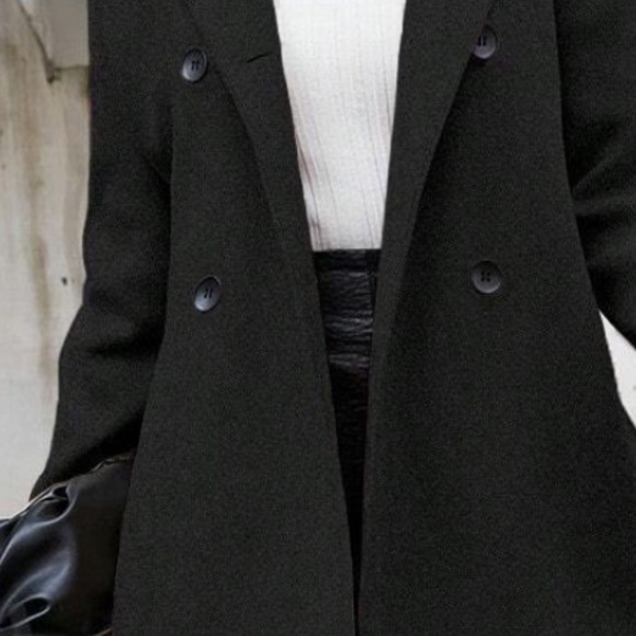 Classic Button Minimalist Jacket Coat - Picture 8 of 11